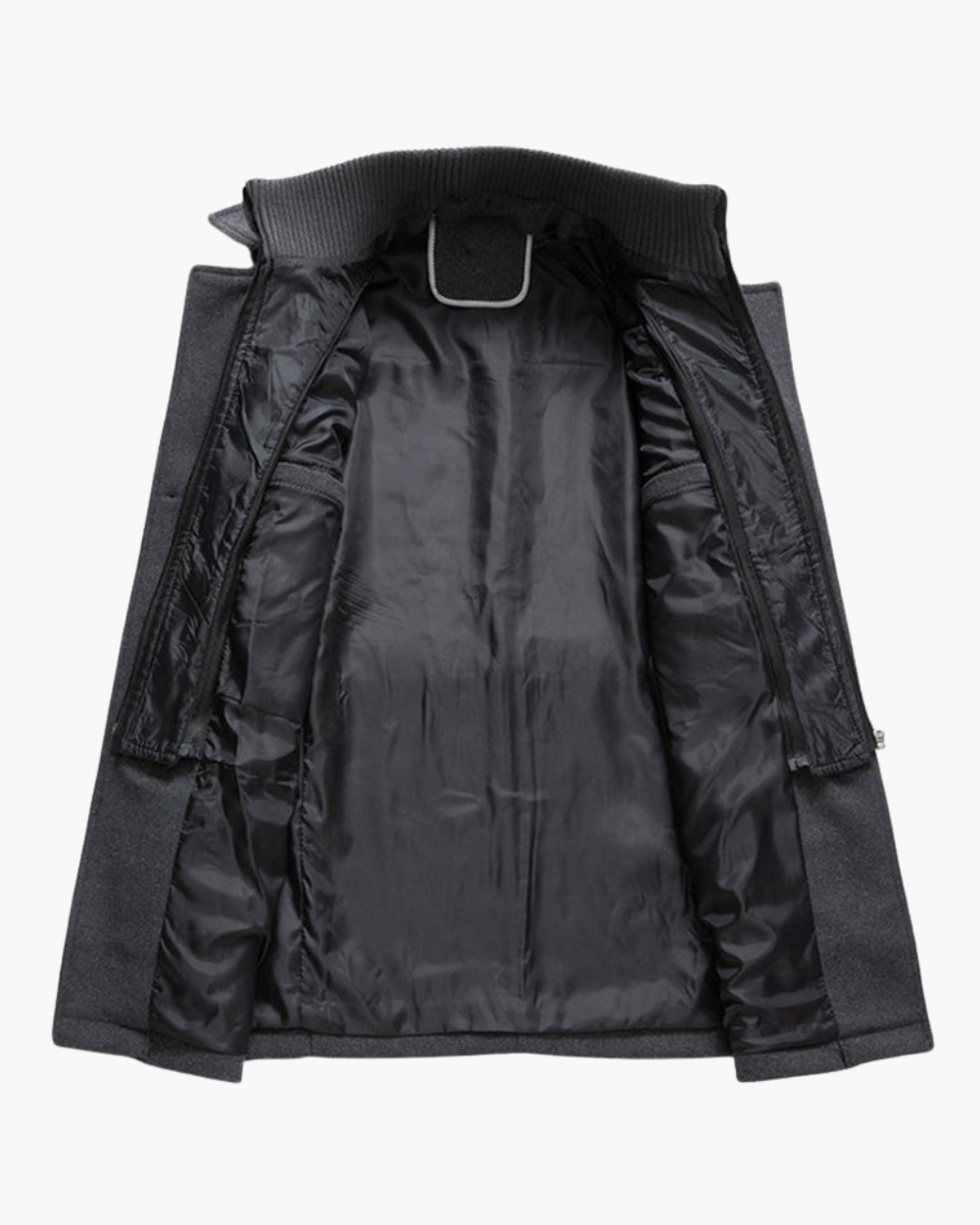 Warmer Kurzmantel mit doppelter Frontpartie