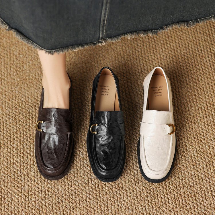 Celia | Leder Loafer mit Horsebit-Akzent für Frauen