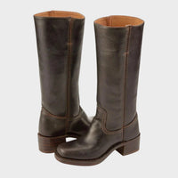 Emma | Elegante Western kniehohen Lederstiefeln