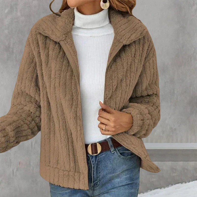 Sandra | Stilvolle und bequeme kurze Stric Strickjacke