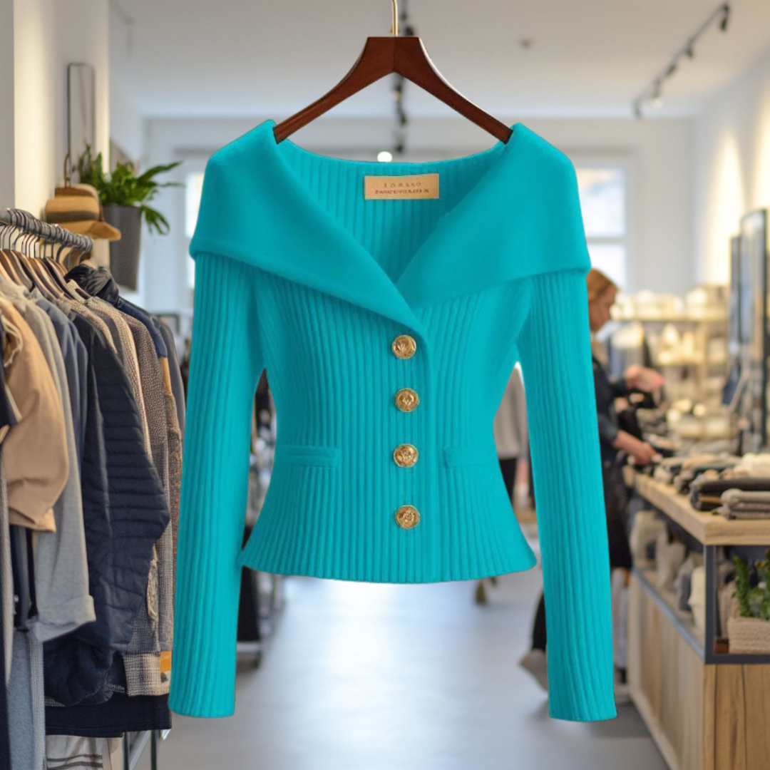 Elara | Strickjacke mit elegantem Design für jede Gelegenheit