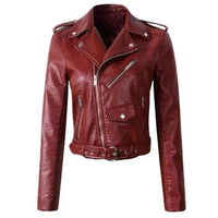 Nadine | Elegante und Markante Damen Lederjacke