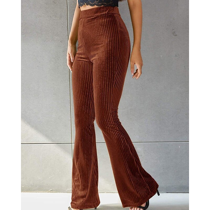 Soleil | High-Waist Flared Pants – Effortlessly Chic Style for Women