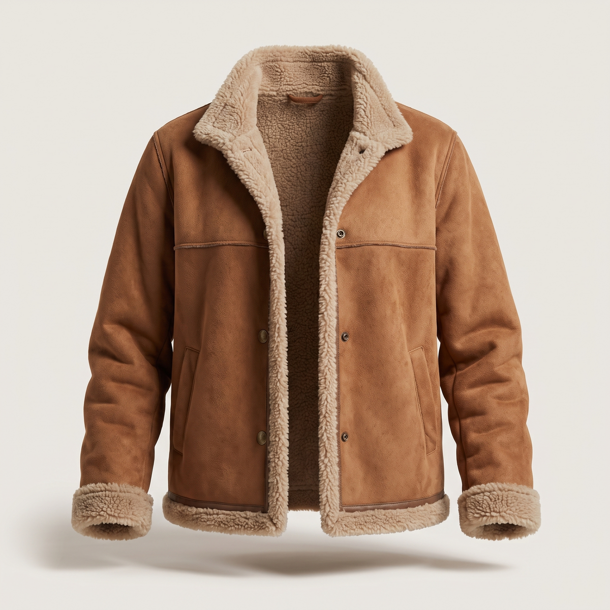 RUBY | Shearling-Lined Jacket – Luxuriöses, Warmes Design für Frauen