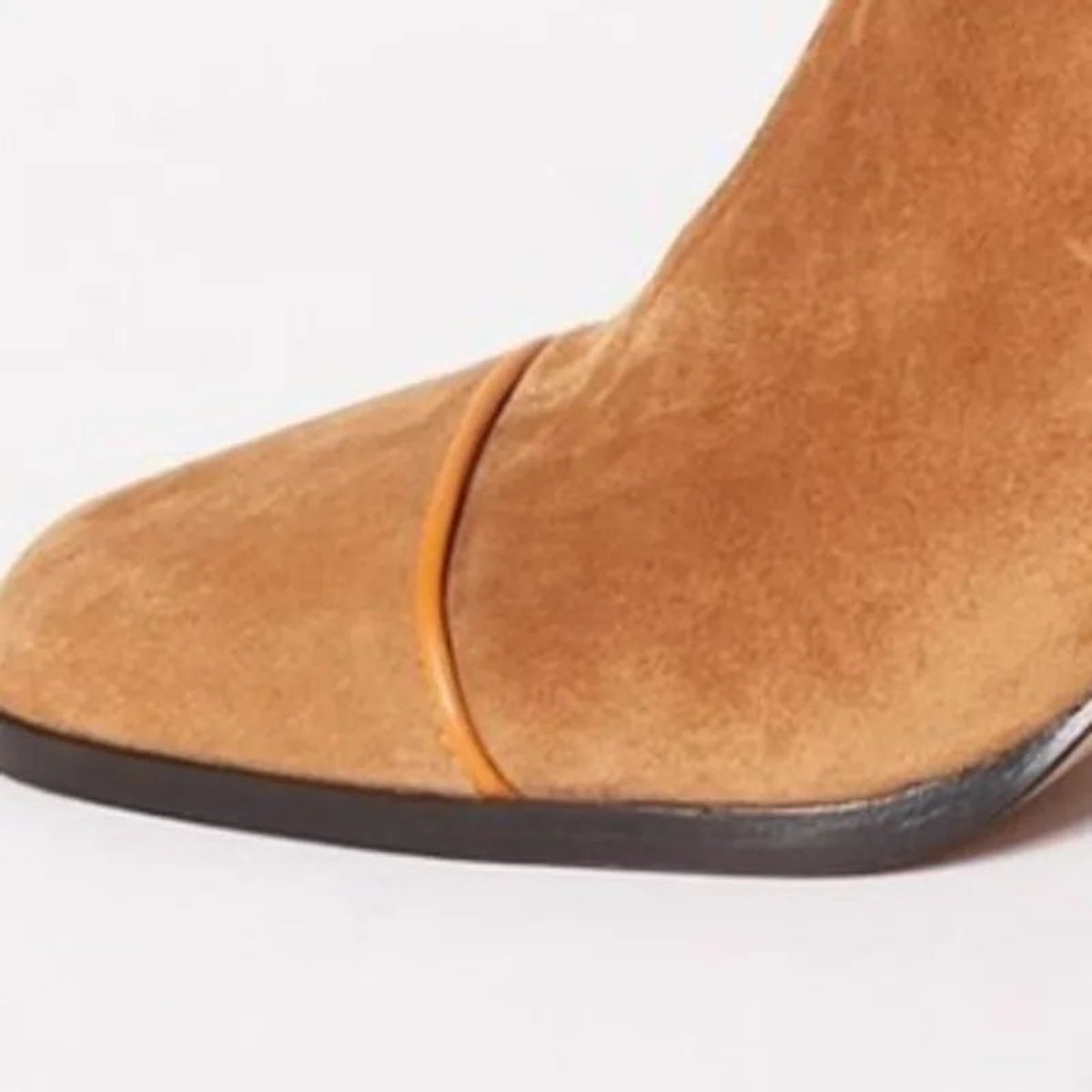 Emily | Gelbe Veloursleder Stiefeletten mit Leopardenmuster