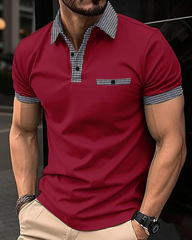 Easton | Polo Shirt – Klassisches Karomuster für Männer