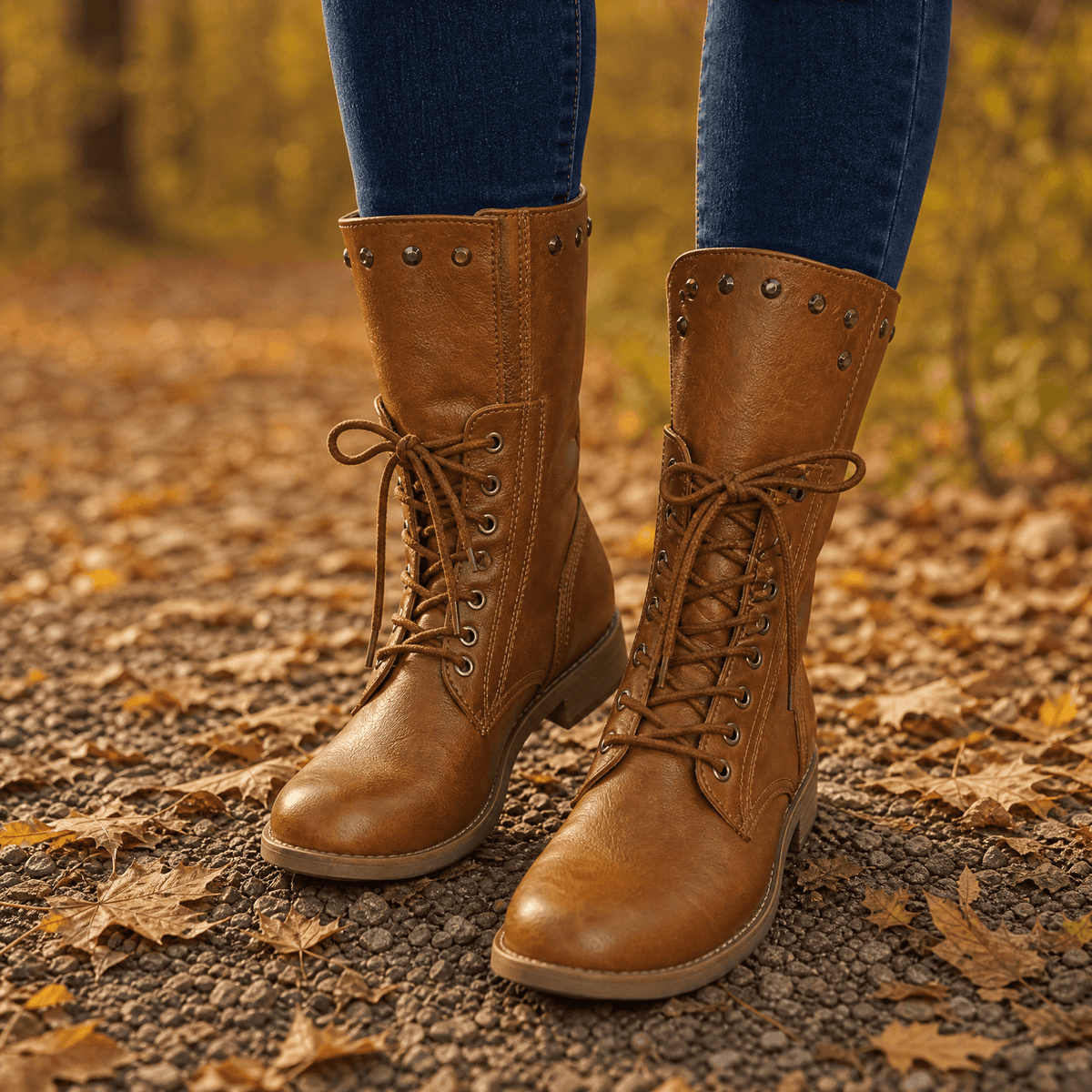 Westlyn | Lace Up Ankle Boots mit Wollfütterung für Damen