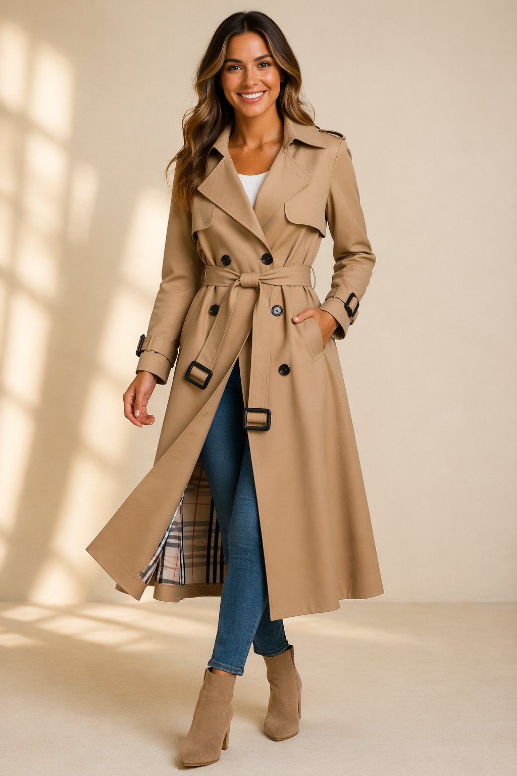 Jessika | Stilvoller und moderner Damen Trenchcoat
