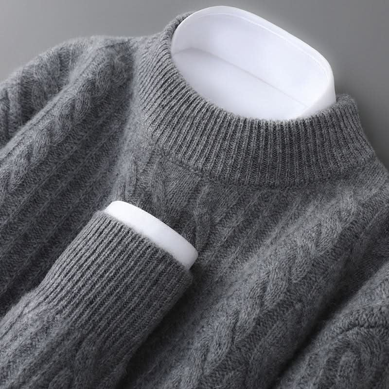 Bennett | Cashmere Sweater – Lichtgewicht met Kabelstructuur