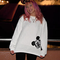 Emma | Bequemer und Verspielter Oversize Mickey Mouse Pullover