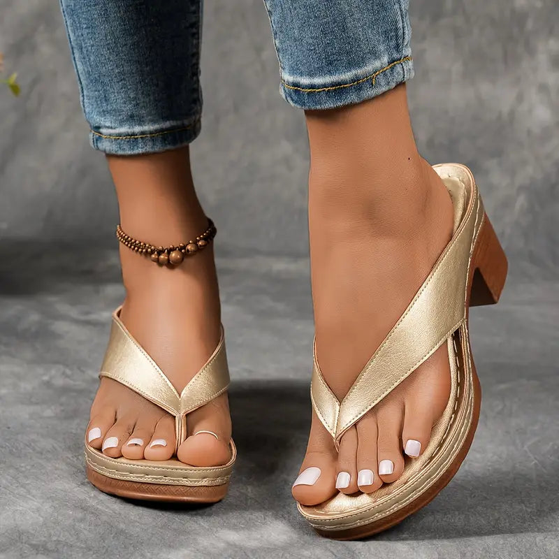 Selvina | Elegante und bequeme Damenslipper mit Absatz