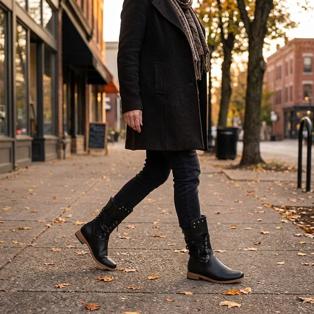 Westlyn | Lace Up Ankle Boots mit Wollfütterung für Damen