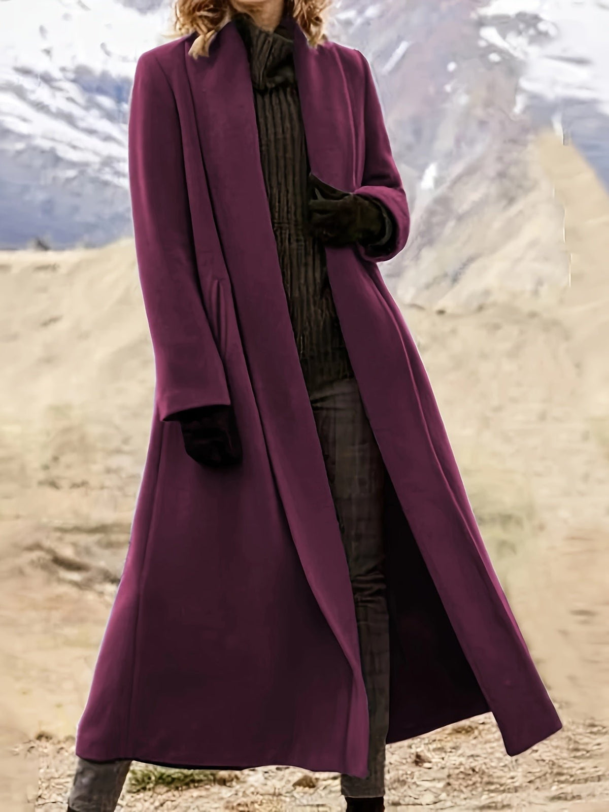 Cordelia | Longline Coat – Elegantes Design für jeden Anlass