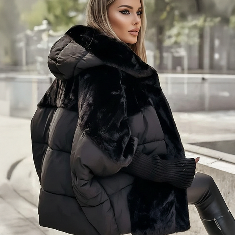 Cozevia | Gequiltede Hooded Jacket – Oversized Fit voor Dames