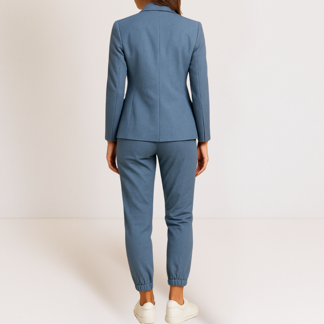 Livia | Modernes Damen Blazer und Jogger Set