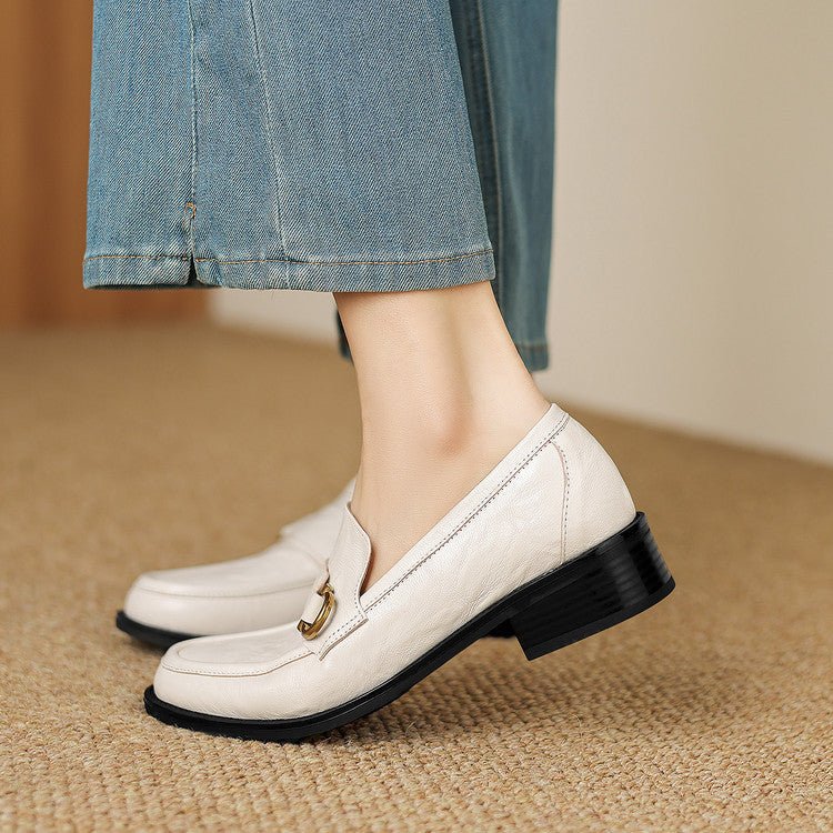 Celia | Leder Loafer mit Horsebit-Akzent für Frauen