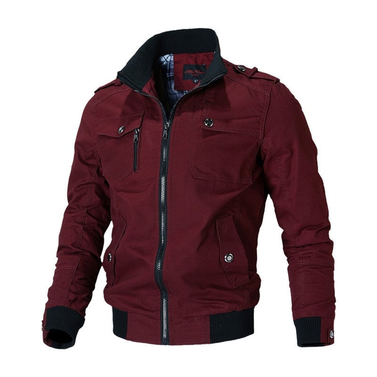 Ethan | Bequeme und stylische Militär Utility Herren Bomberjacke