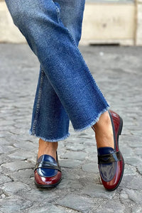 Olivia | Elegante and Moderne Damen Loafer Mit Glanz Finish