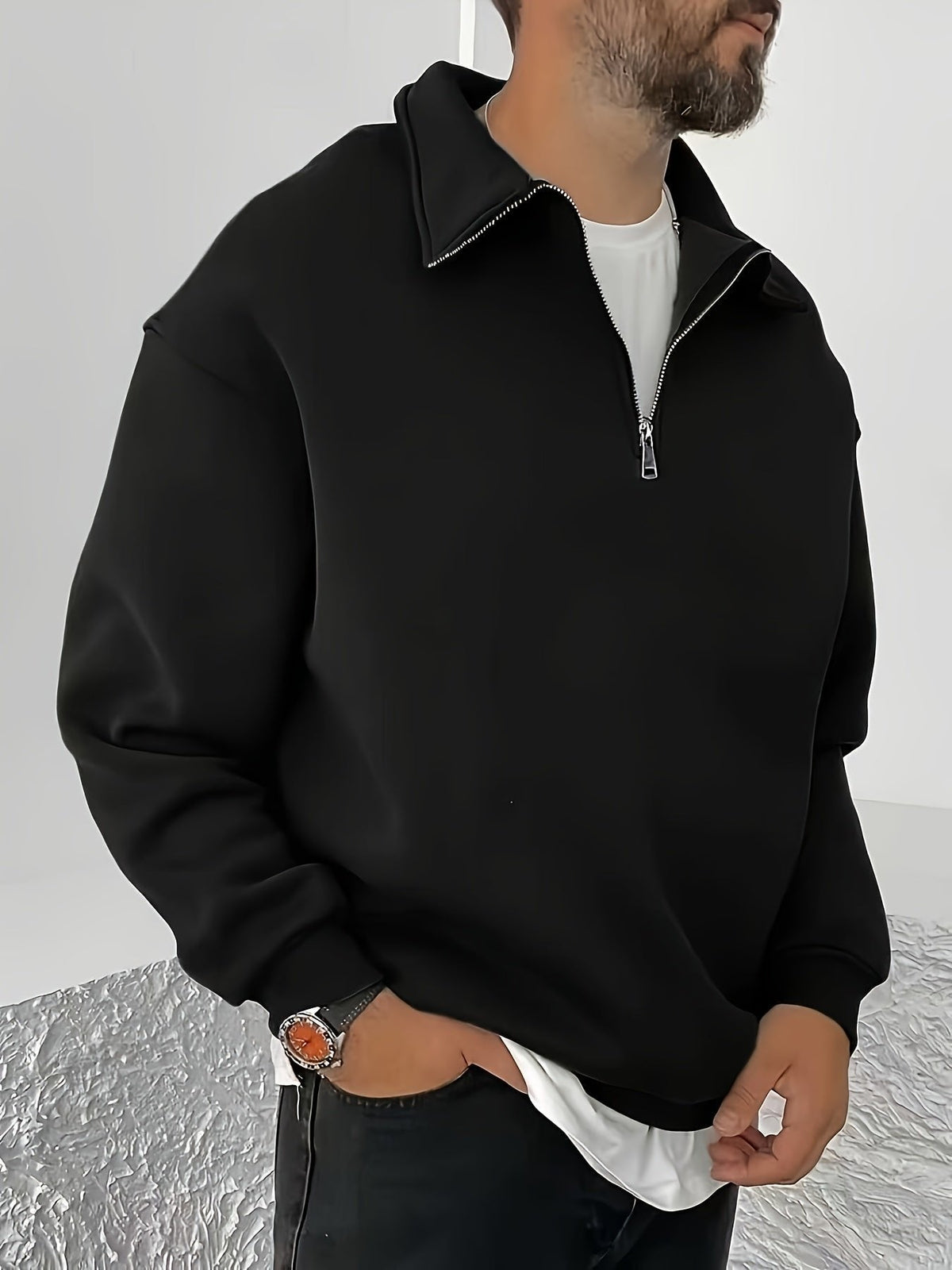 Nexus | Half-Zip Sweatshirt – Cozy Style for Everyday Wear