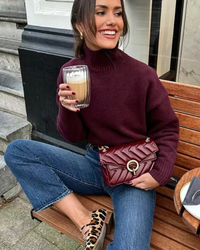 Lisa | Gemütlicher Und Eleganter Rollkragen Strickpullover