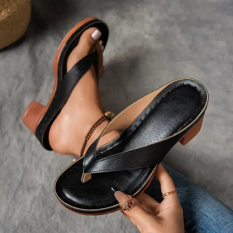 Selvina | Elegante und bequeme Damenslipper mit Absatz