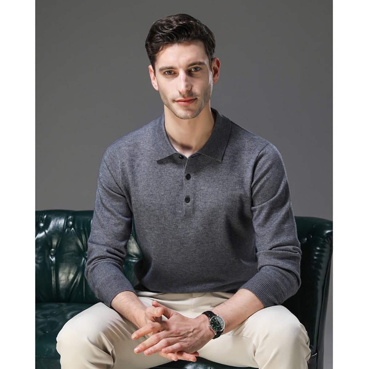 David | Eleganter und moderner Kaschmir Strickpullover