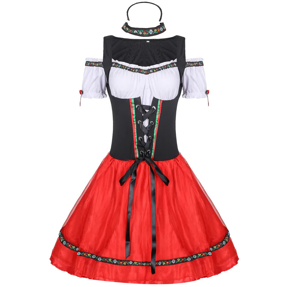 Elisa | Klassisches und elegantes traditionelles Oktoberfest Dirndl Kleid