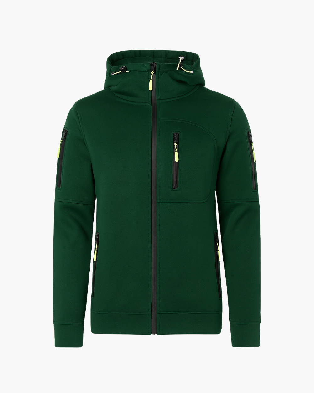 Tech-Fit Sweatjacke mit Reißverschlusstaschen