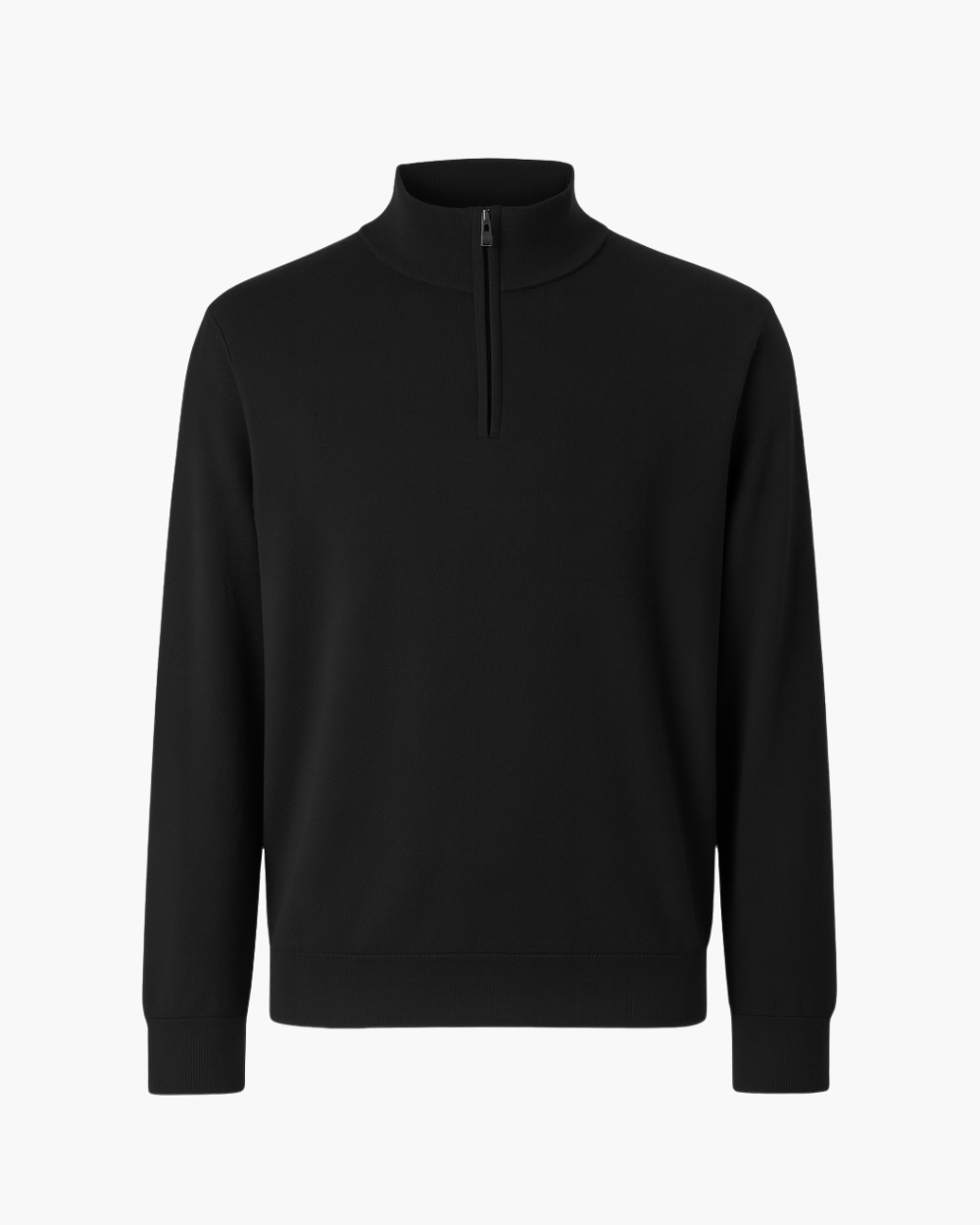 Regular Fit Sweatshirt mit Reißverschluss Half Zip