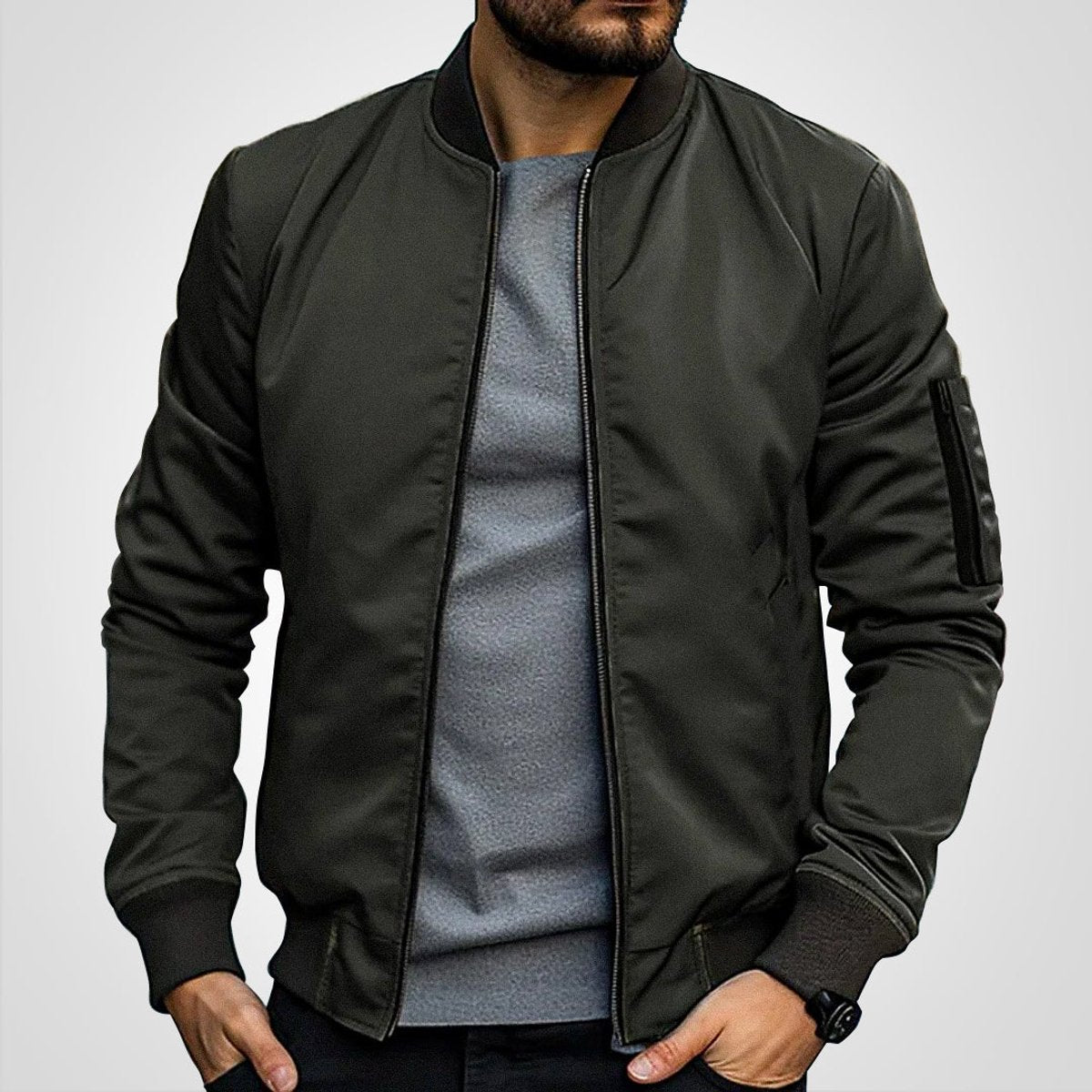 Lucas | Bequeme und klassische Herren Bomberjacke