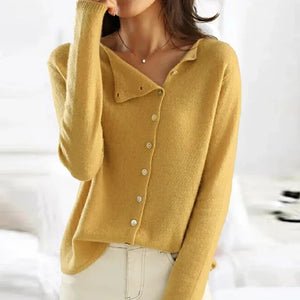 Ginevra | Strickpullover mit eleganten Knopfdetails für Damen