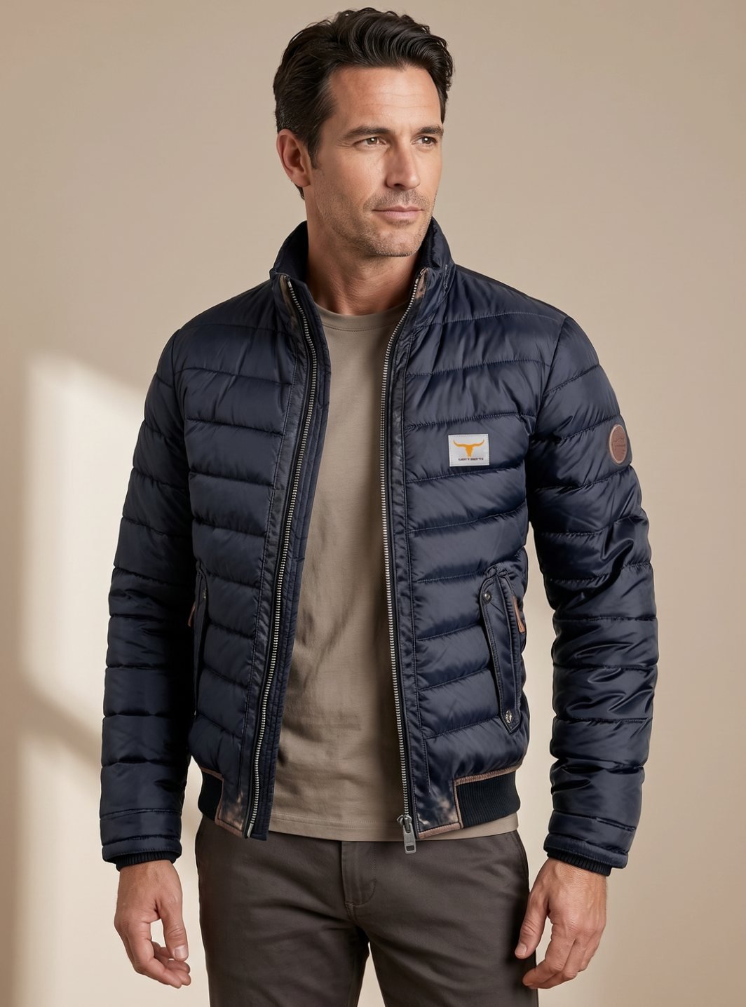 Alexander | Gesteppte Winterjacke – Klassisch en Warm voor Mannen