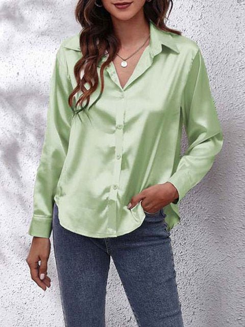 Liora | Seidenhemd – Elegantes Langarmdesign für Frauen