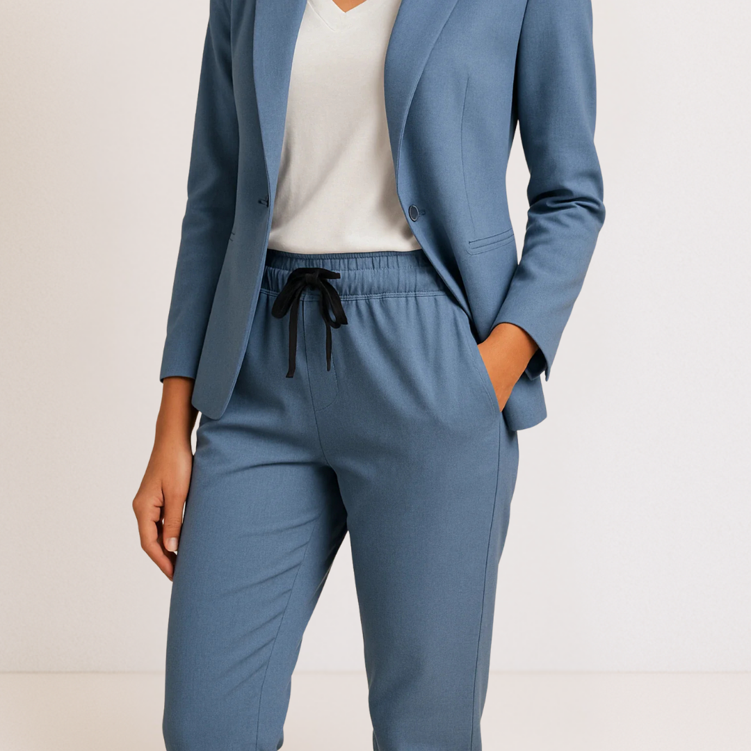 Livia | Modernes Damen Blazer und Jogger Set