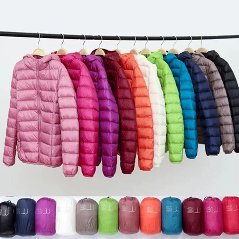 Kathrin | Ultralight Daunenjacke für Reisen und Alltag