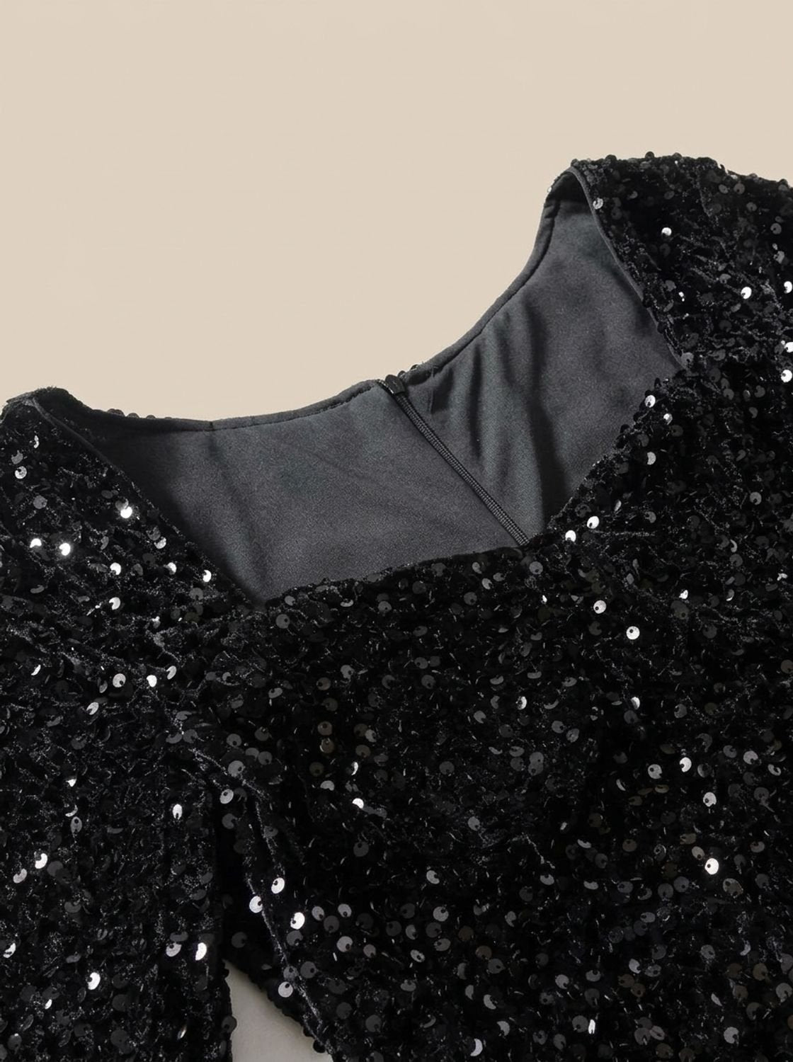 Harper | Mini Christmas Party Dress – Sweetheart Sequin Style