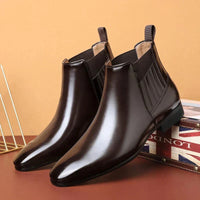 Clara | Klassische Chelsea Stiefeletten mit spitzer Zehenpartie