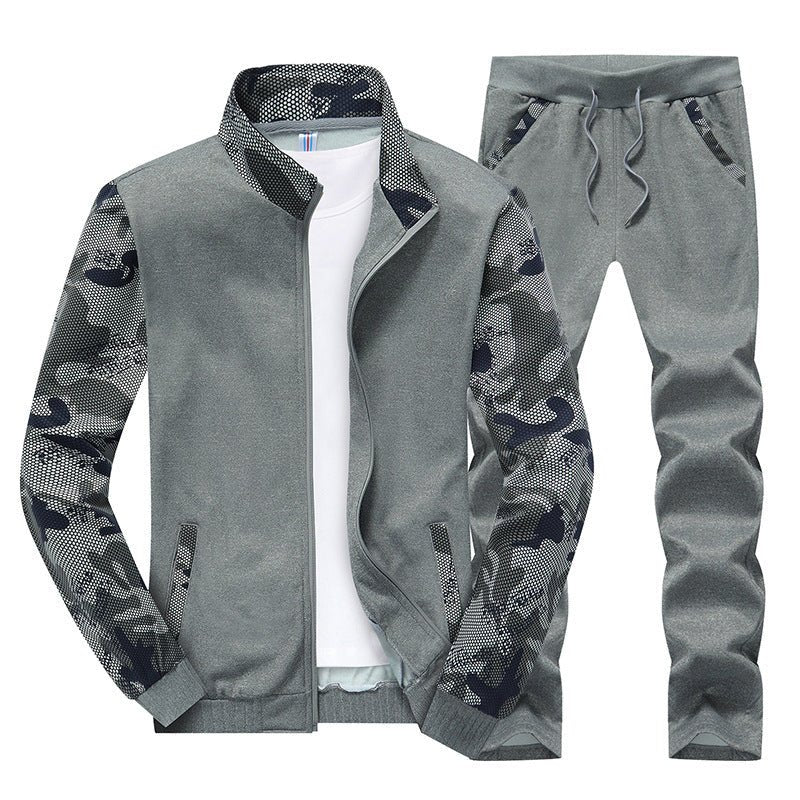 Drune | Herren Trainingsanzug – Modisches Camouflage Mesh für Aktive