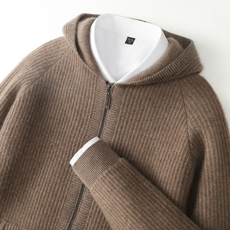 Sorrento | Cashmere Zip Hoodie – Luxuriöse Leichtigkeit für Herren