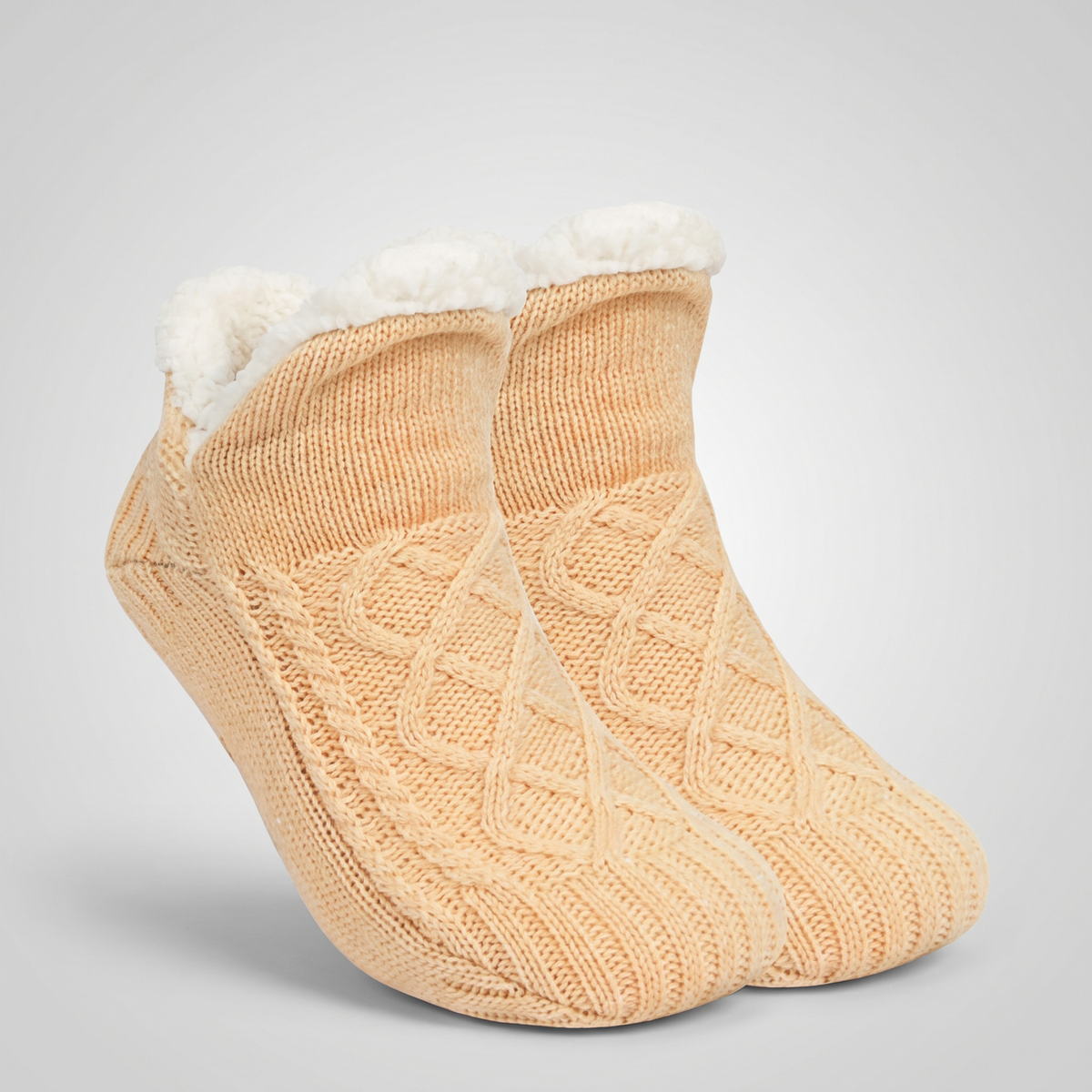 Fleece | Fleece Lined Knit Slippers – Gemütlich für Zuhause