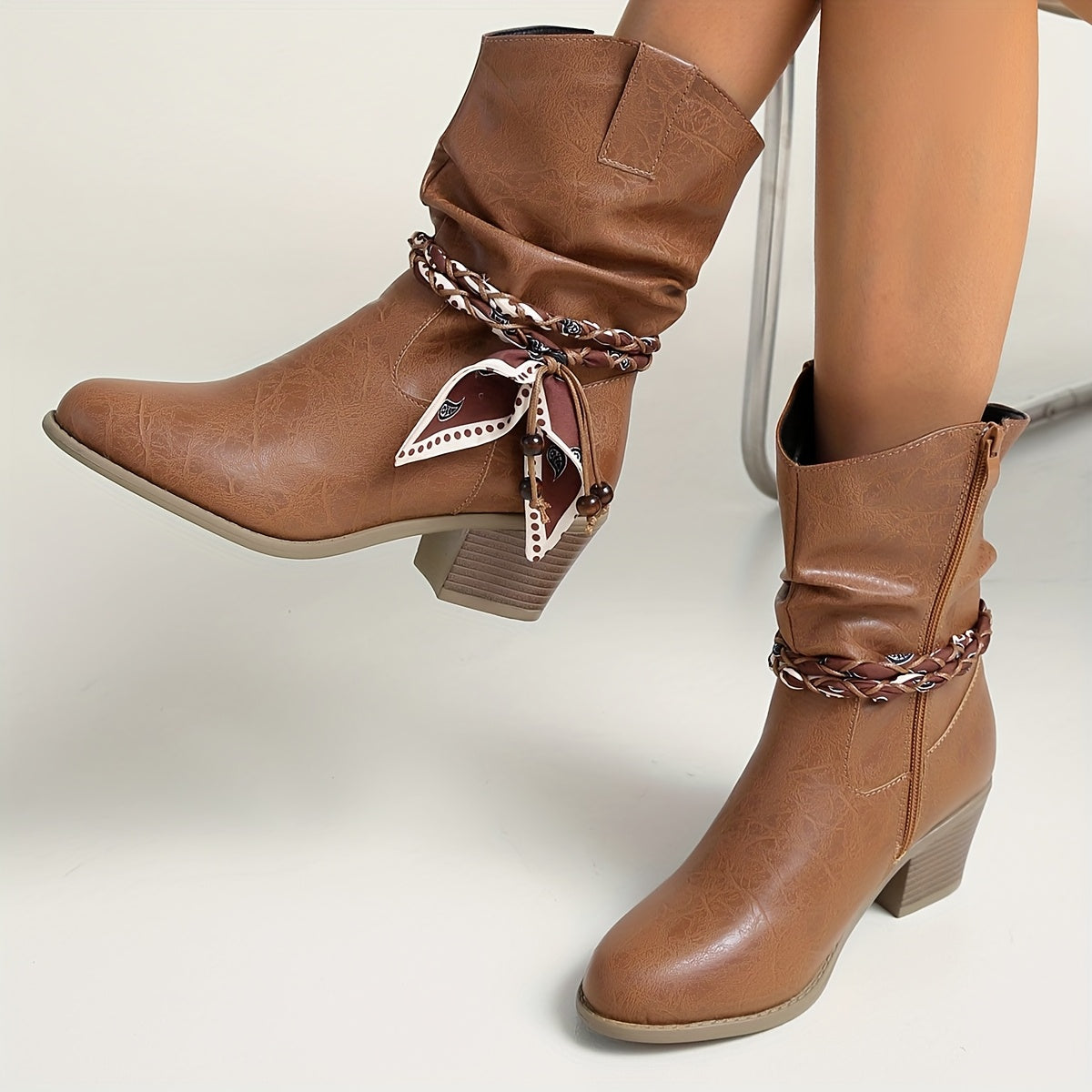 Camille | Lässige und stilvolle Slouch Stiefeletten