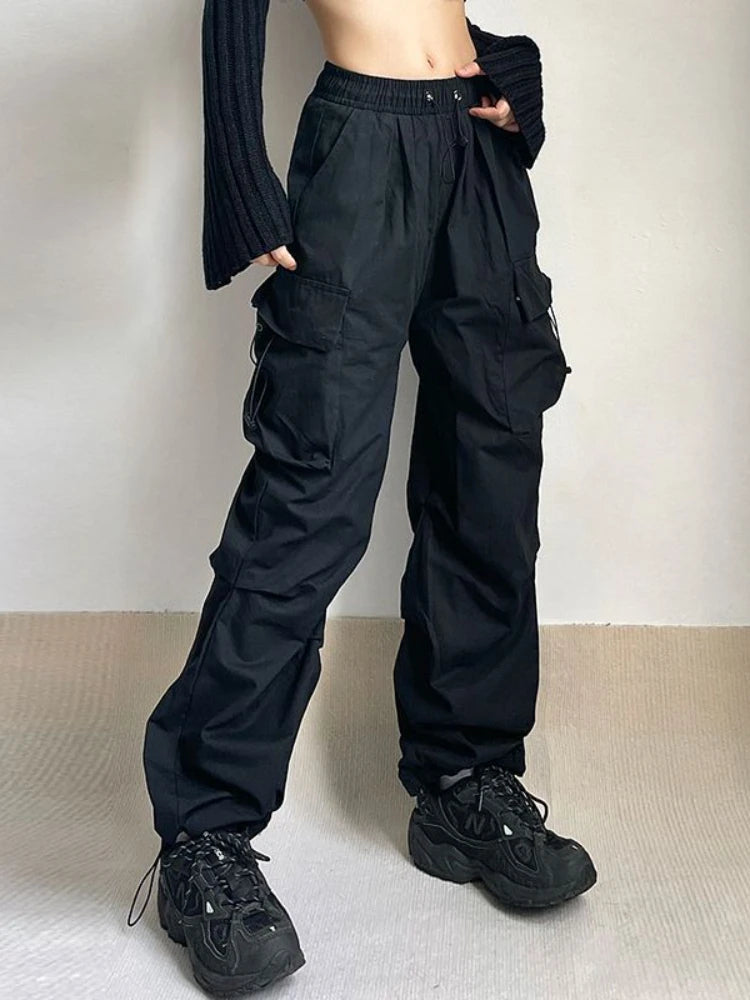 Katrin | Trendige Weitbein Cargohose für Damen