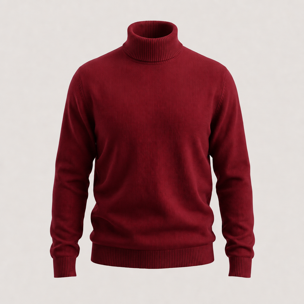 NORTHPEAK | Merino Turtleneck – Winter Essential für Männer