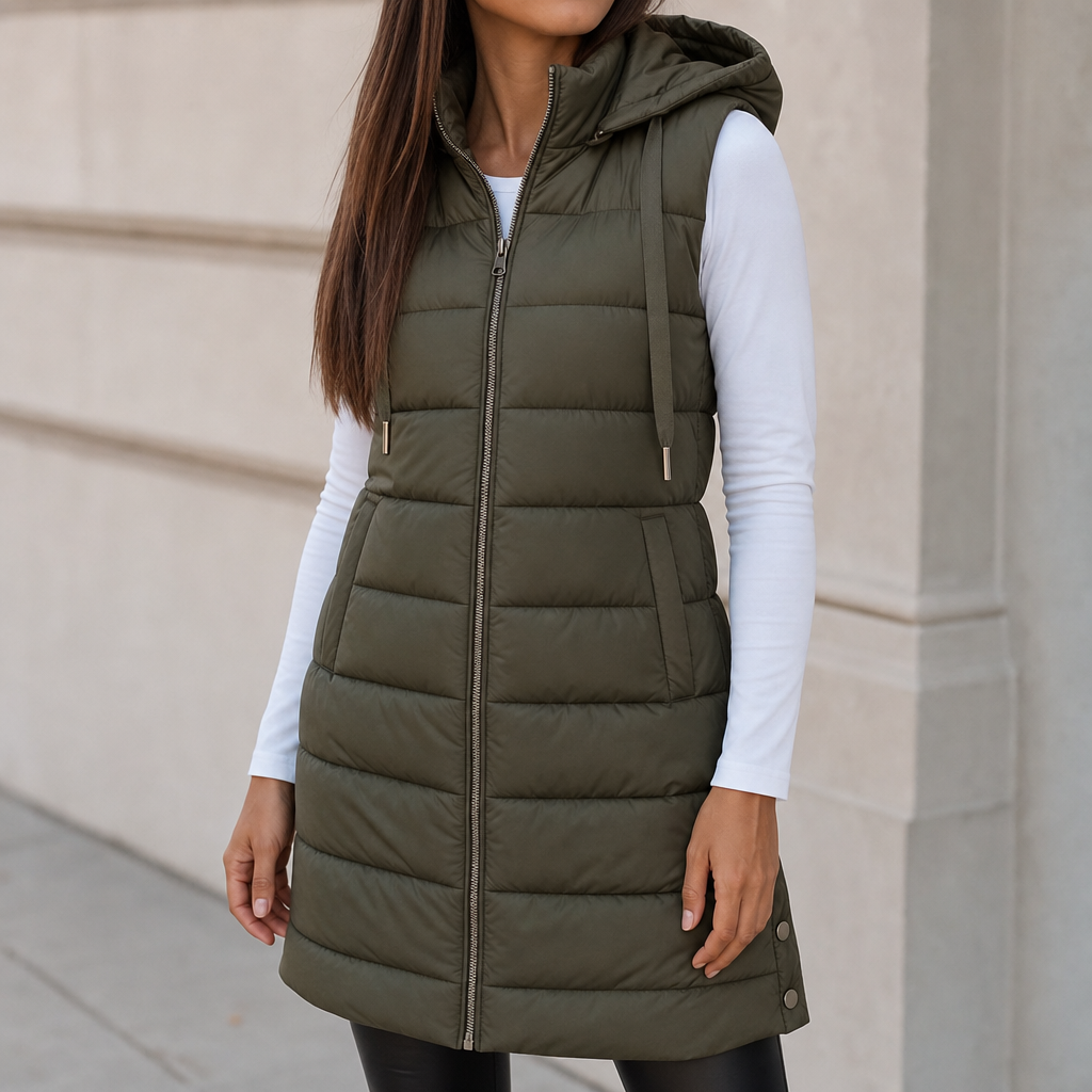 Wearbella | Longline Puffer Vest – Warm en Casual Damesstijl