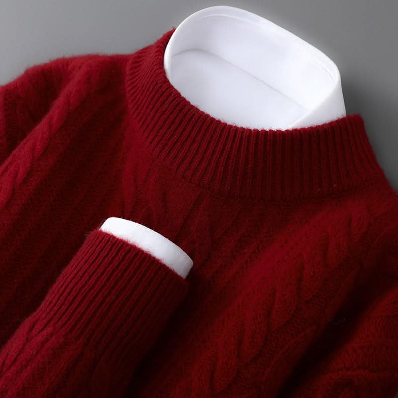 Bennett | Cashmere Sweater – Lichtgewicht met Kabelstructuur