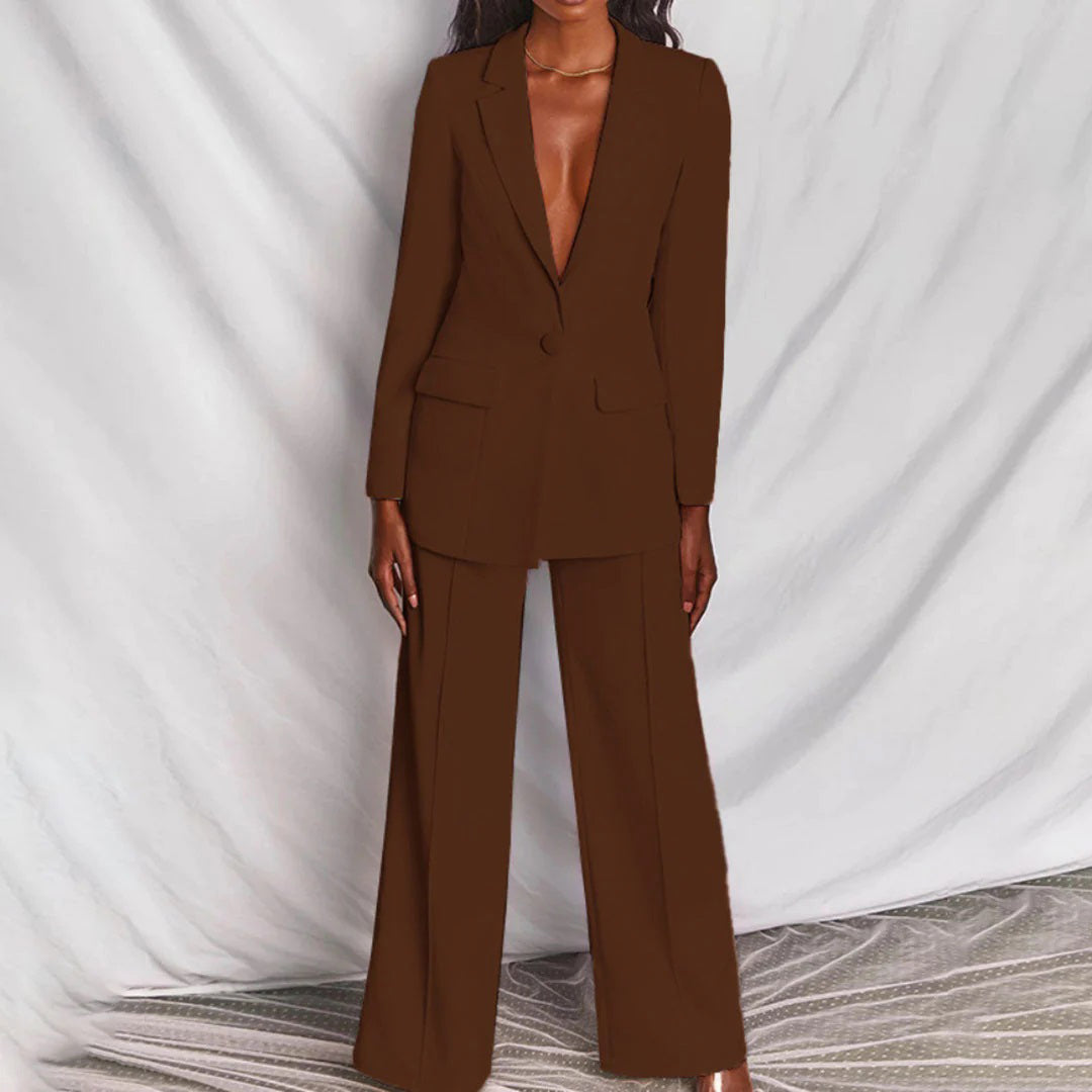 Valeria | Elegantes Damen Blazer und Hosen Set