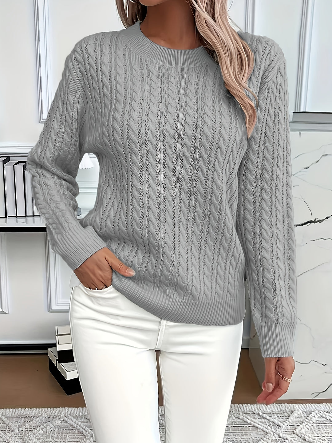 Lena | Moderner Und Weicher High-Low Strickpullover