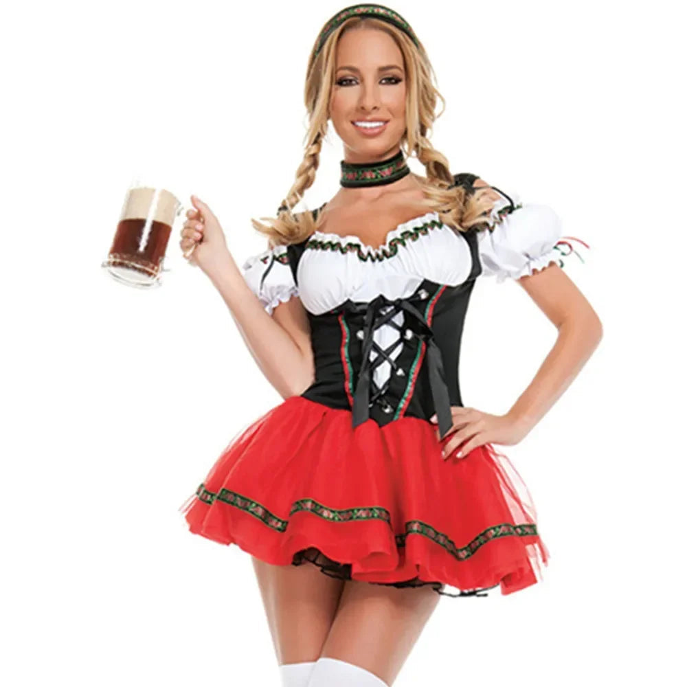 Elisa | Klassisches und elegantes traditionelles Oktoberfest Dirndl Kleid