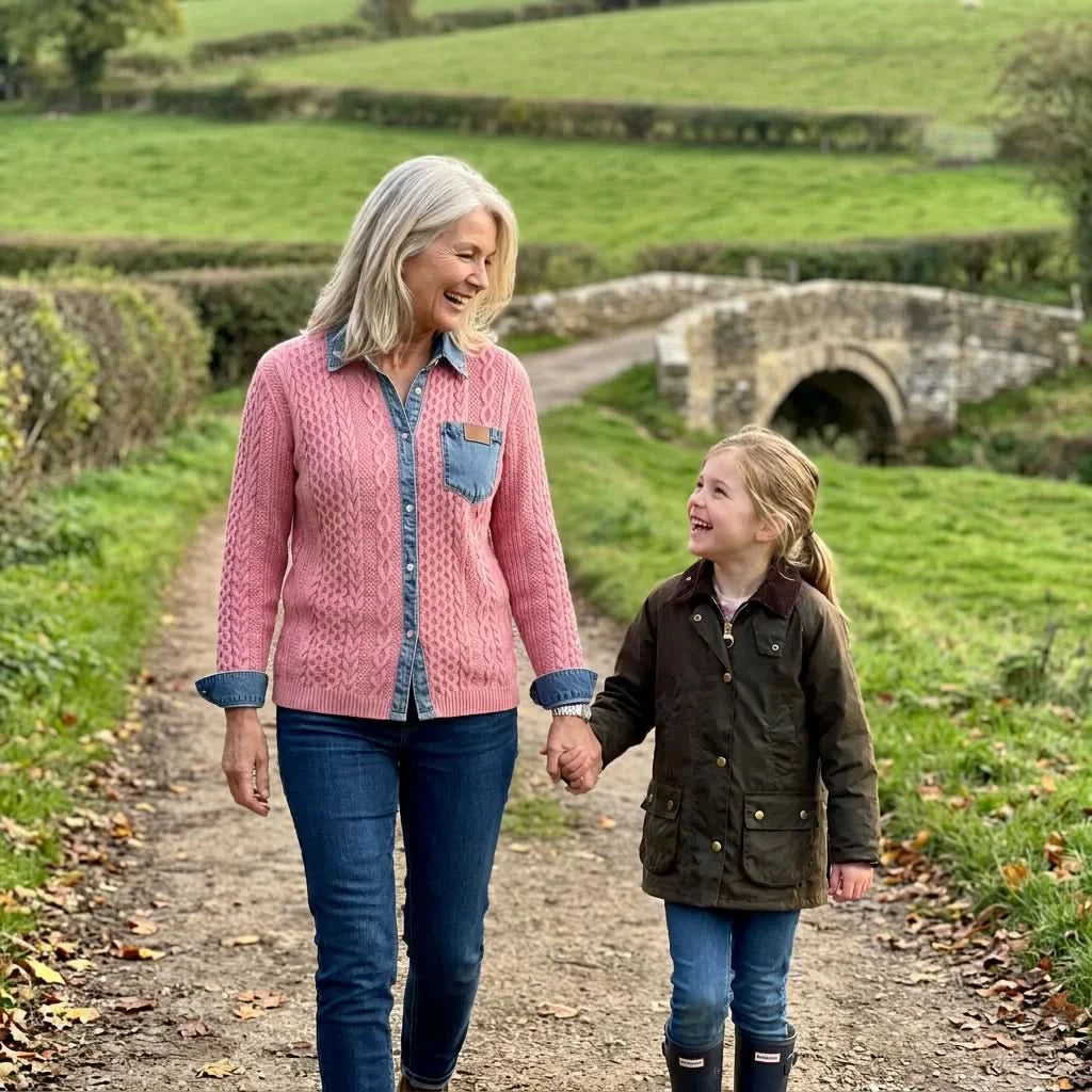 Sorrell | Patchwork Cardigan – Modern Stil für Frauen