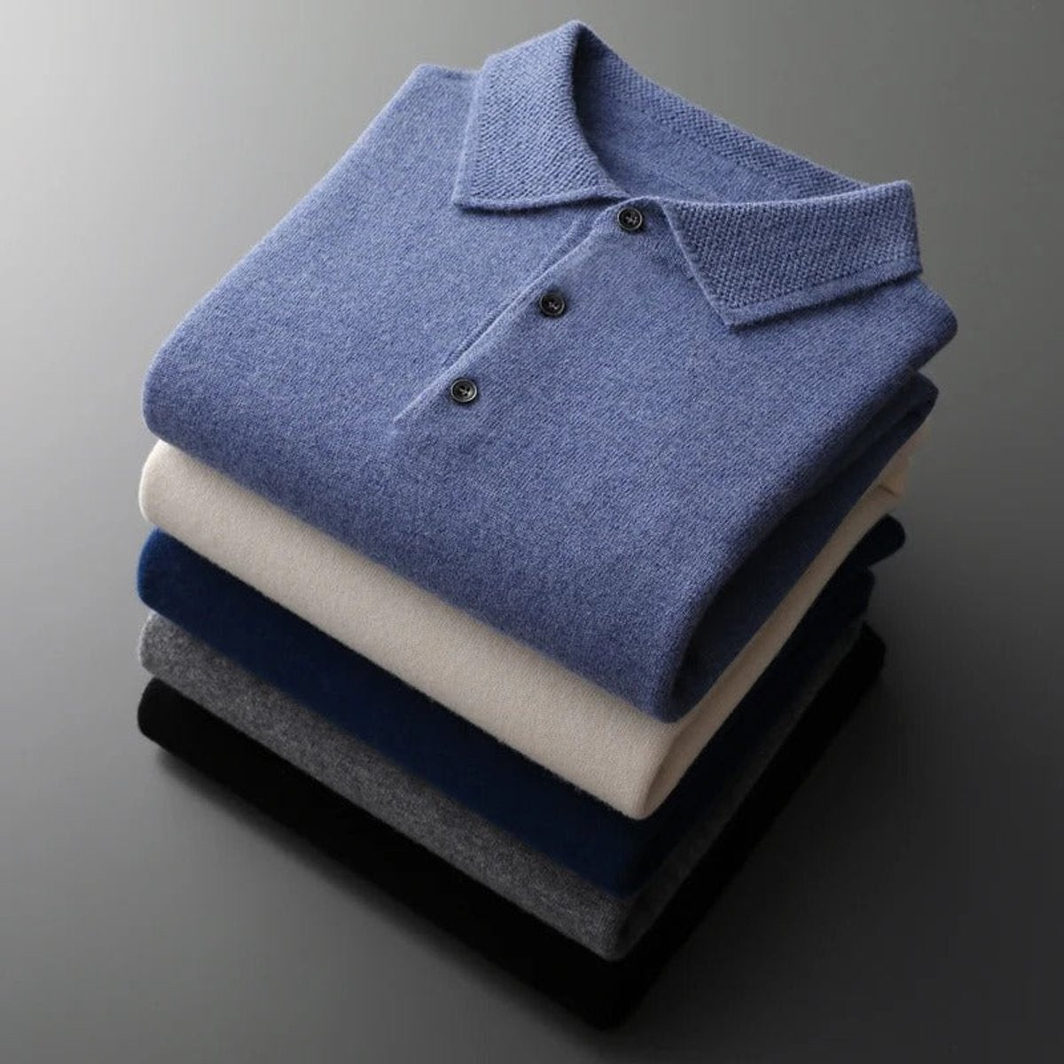 Sebastian | Knitted Sweater – Luxurious Cashmere Style for Men